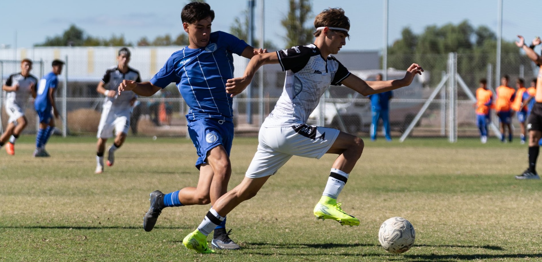 Player with the ball